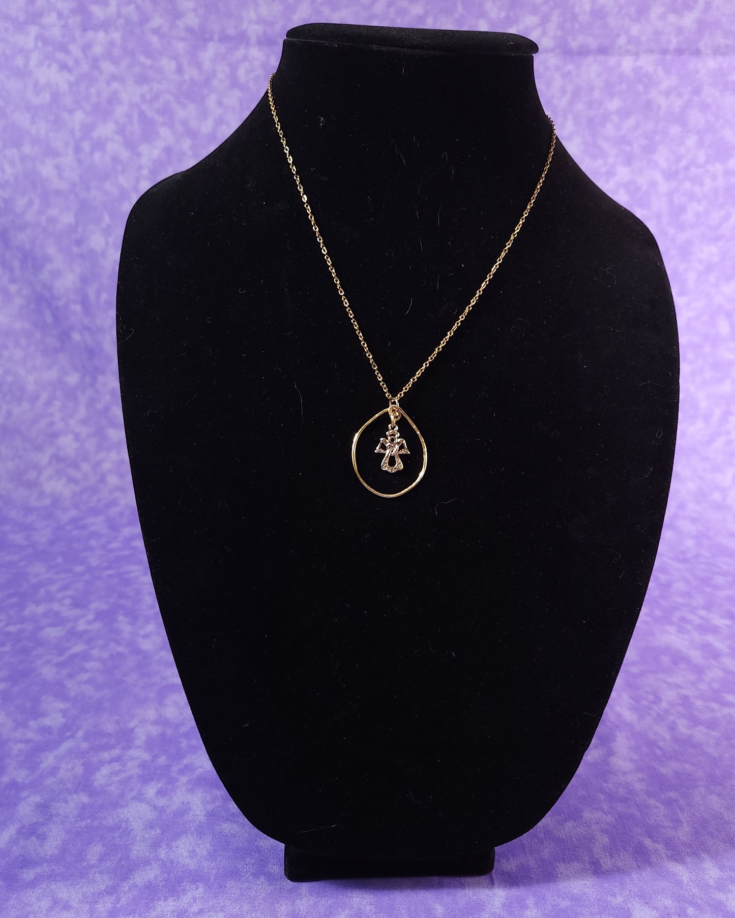 Angel (Golden Finish) Necklace