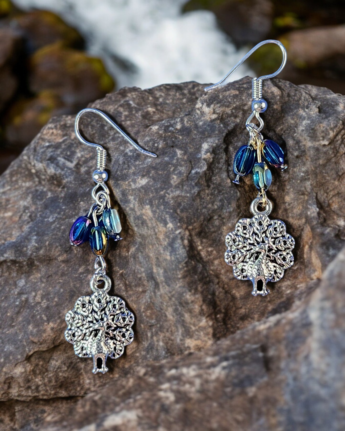 Peacock Earrings