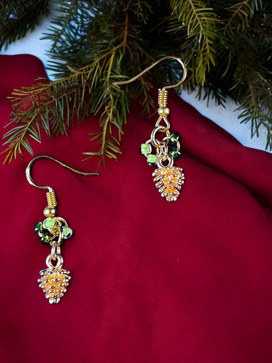 Pinecone Earrings