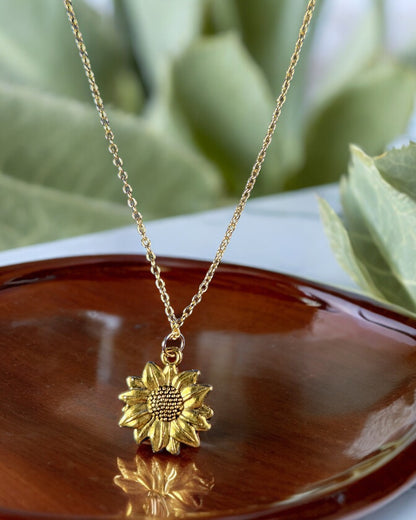 Sunflower Necklace