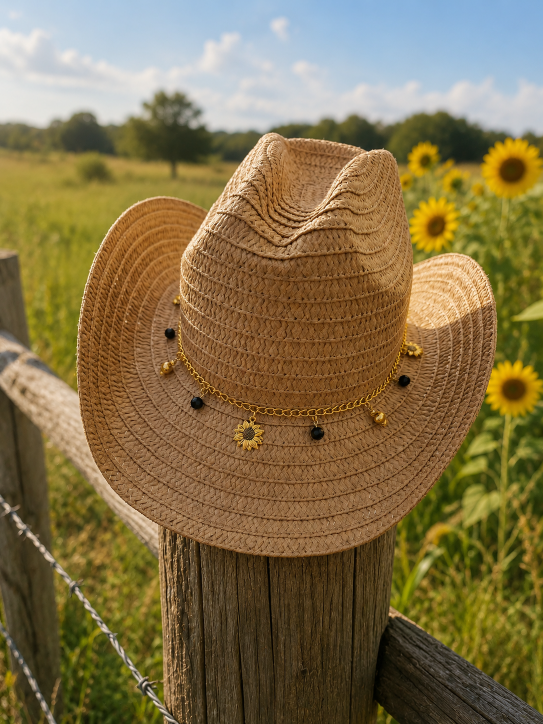 Sunflower Chain & Cap