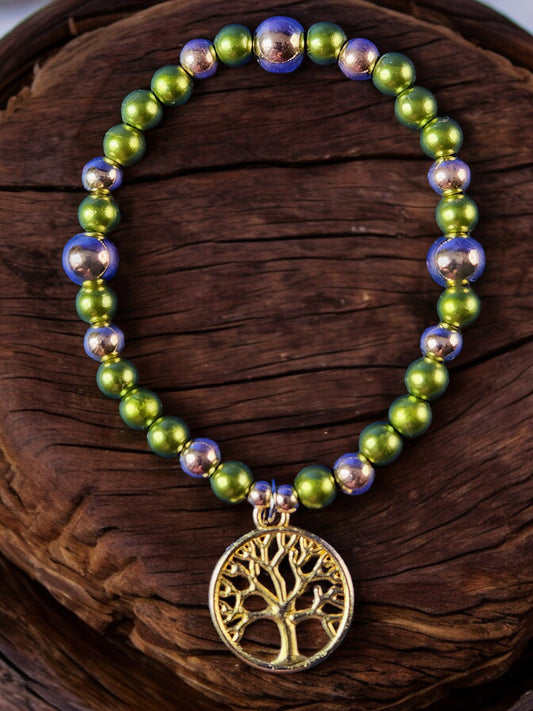 Tree of Life (Golden Finish) Bracelet