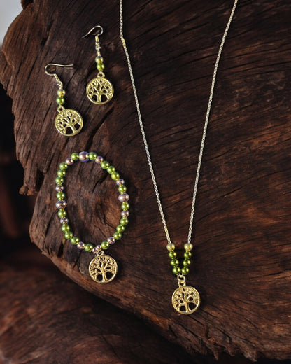 Tree of Life (Golden Finish) Jewelry Collection